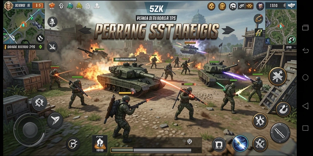 Tampilan gameplay TPS yang mendebarkan dari 5ZK.