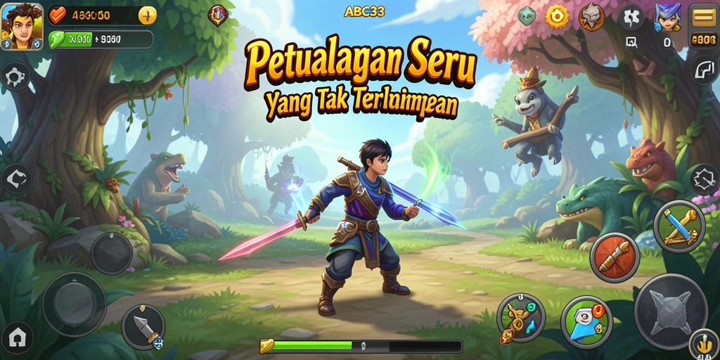 Tangkapan layar permainan ABC33 menampilkan aksi petualangan yang seru.