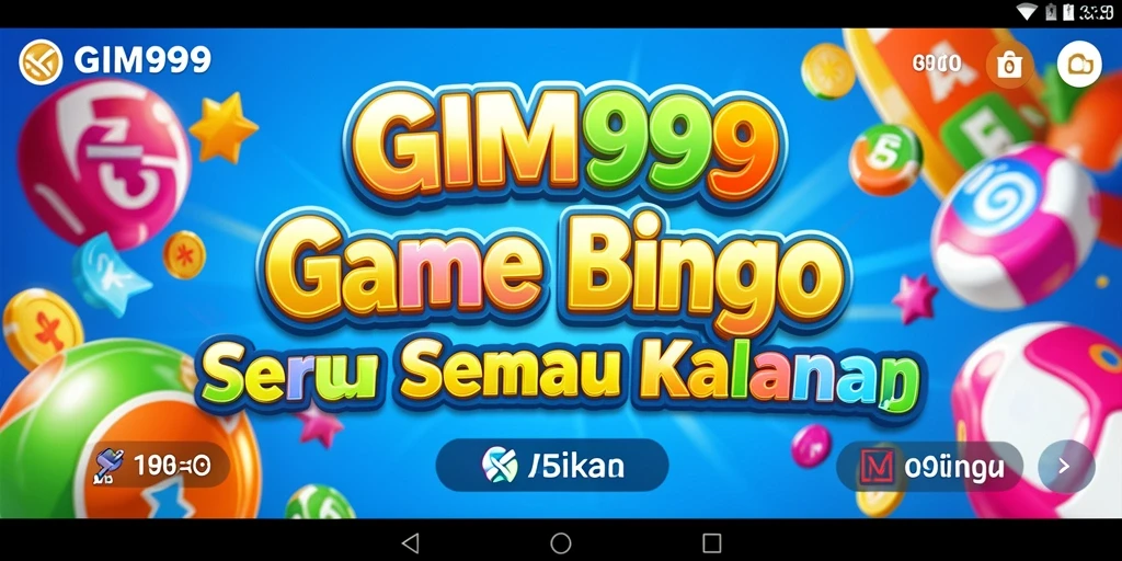 Tampilan gameplay seru GIM999 dengan banyak pemain bingo aktif.