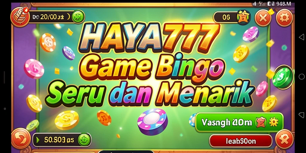 Tampilan menarik gameplay Bingo di HAYA777.