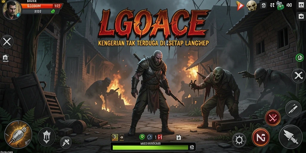 Gameplay LGOACE yang menegangkan dengan elemen horor mendalam.