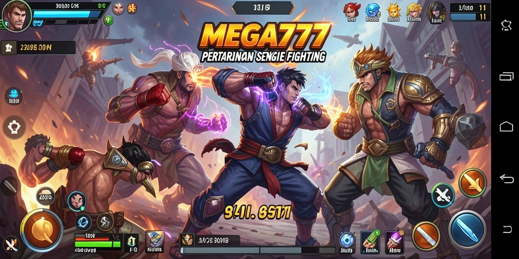 Gameplay seru di MEGA777 dengan karakter Fighting terbaik.