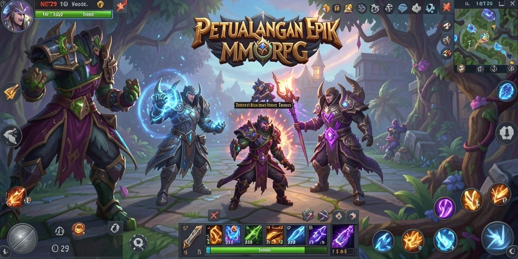 Screenshot gameplay NET29 menampilkan aksi pertempuran yang mendebarkan.