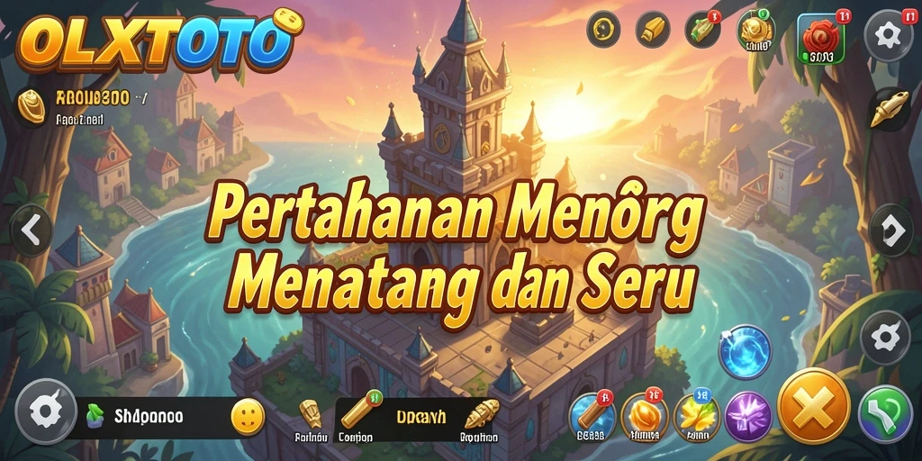 Tangkapan layar menampilkan aksi seru dalam gameplay Tower Defense OLXTOTO.
