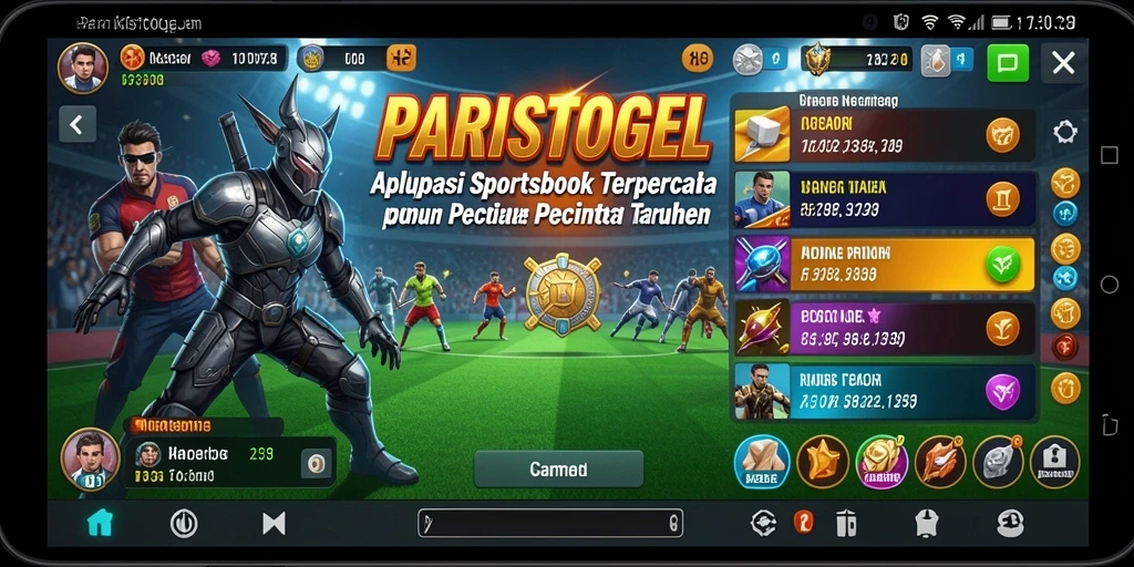 Screenshot utama PARISTOGEL menampilkan gameplay Sportsbook yang mengasyikkan.