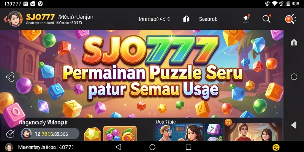 Tampilan gameplay SJO777 yang menantang dan menarik perhatian.