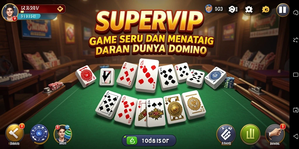 Gameplay seru dalam <strong>SUPERVIP</strong> yang menarik dan kompetitif.