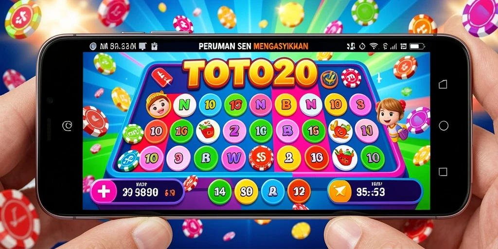 Screenshot TOTO20 menampilkan gameplay seru permainan Bingo dengan teman-teman.