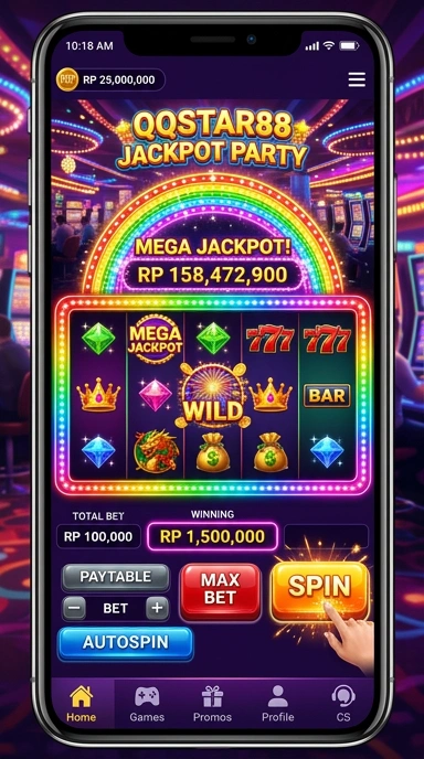 Tampilan antarmuka pengguna qqstar88 yang intuitif.